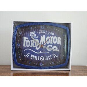 Ford Motor Company Wall Clock-New In Sealed Package